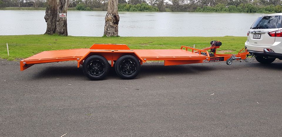 3.2T beaver tail car trailer